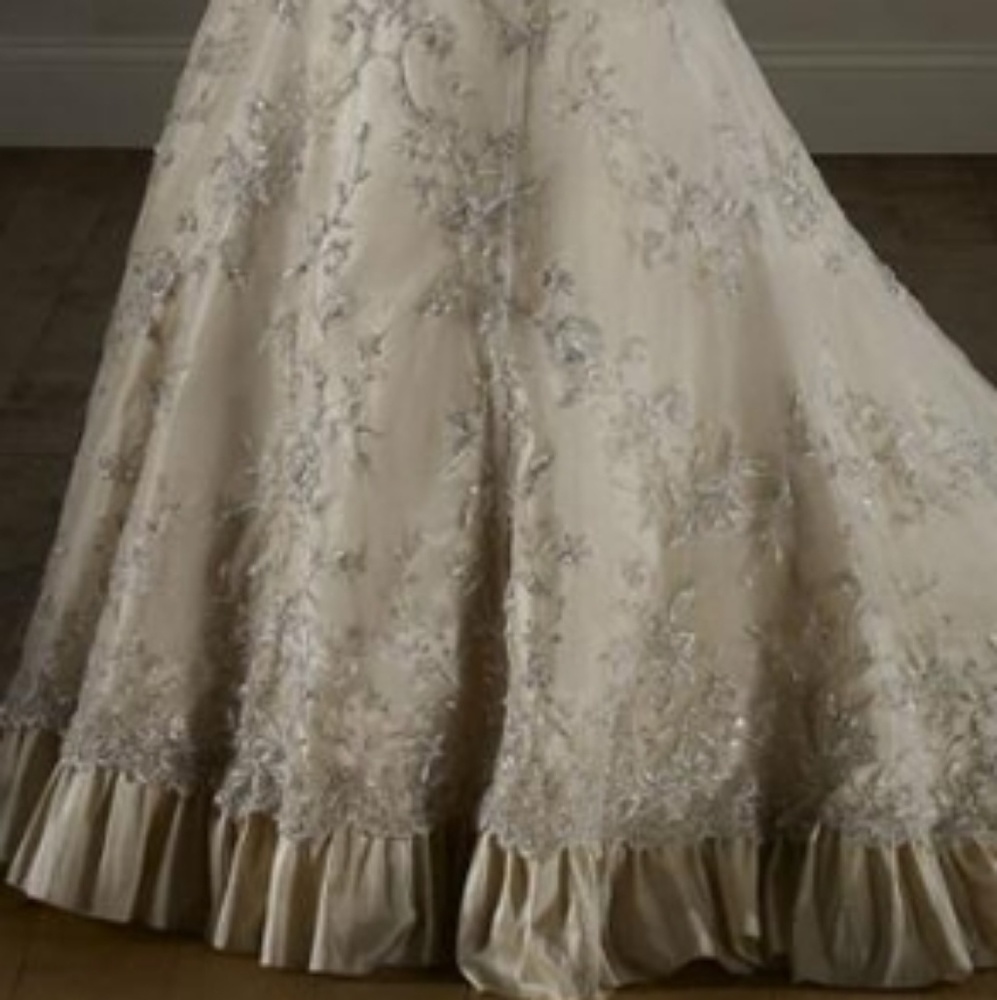 👰 STUNNING NWT! VINTAGE WEDDING GOWN - Picture 6 of 6